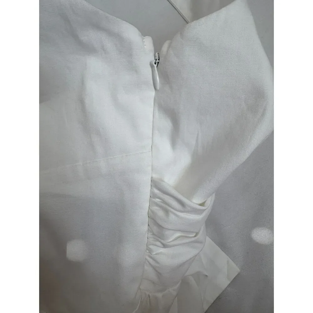 New White Mini Dress